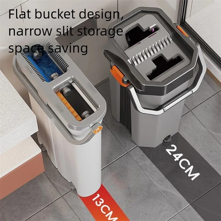 Flat Mop With Narrow Seam Scraping
